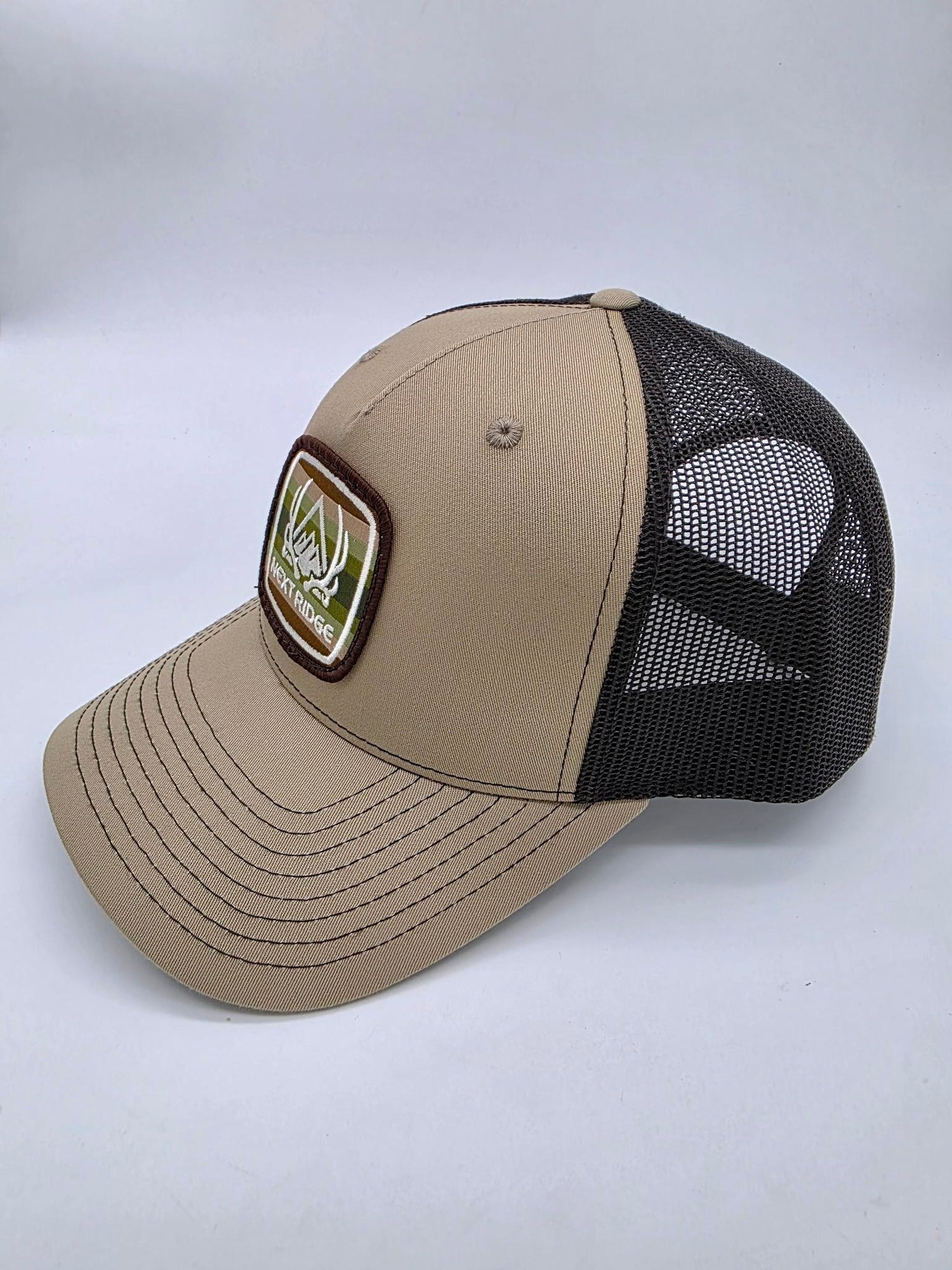 NR Ombre Hat - Curve Khaki/Coffee (5-Panel Mid Pro)