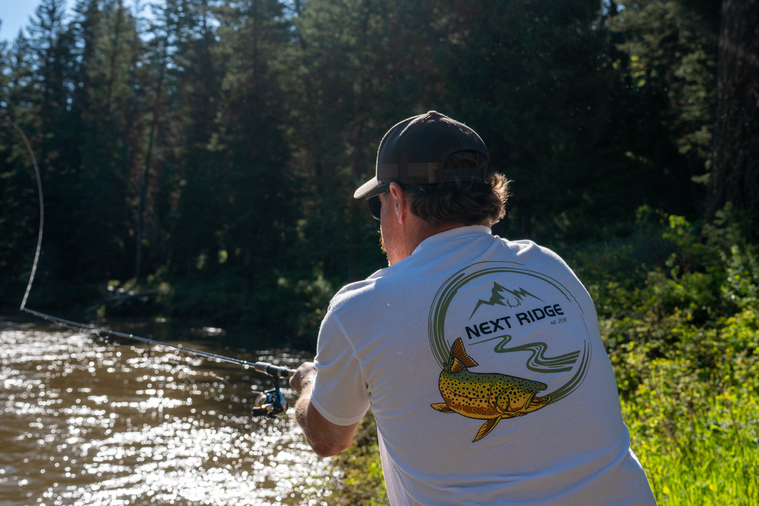 Brown Trout Fishing Tees