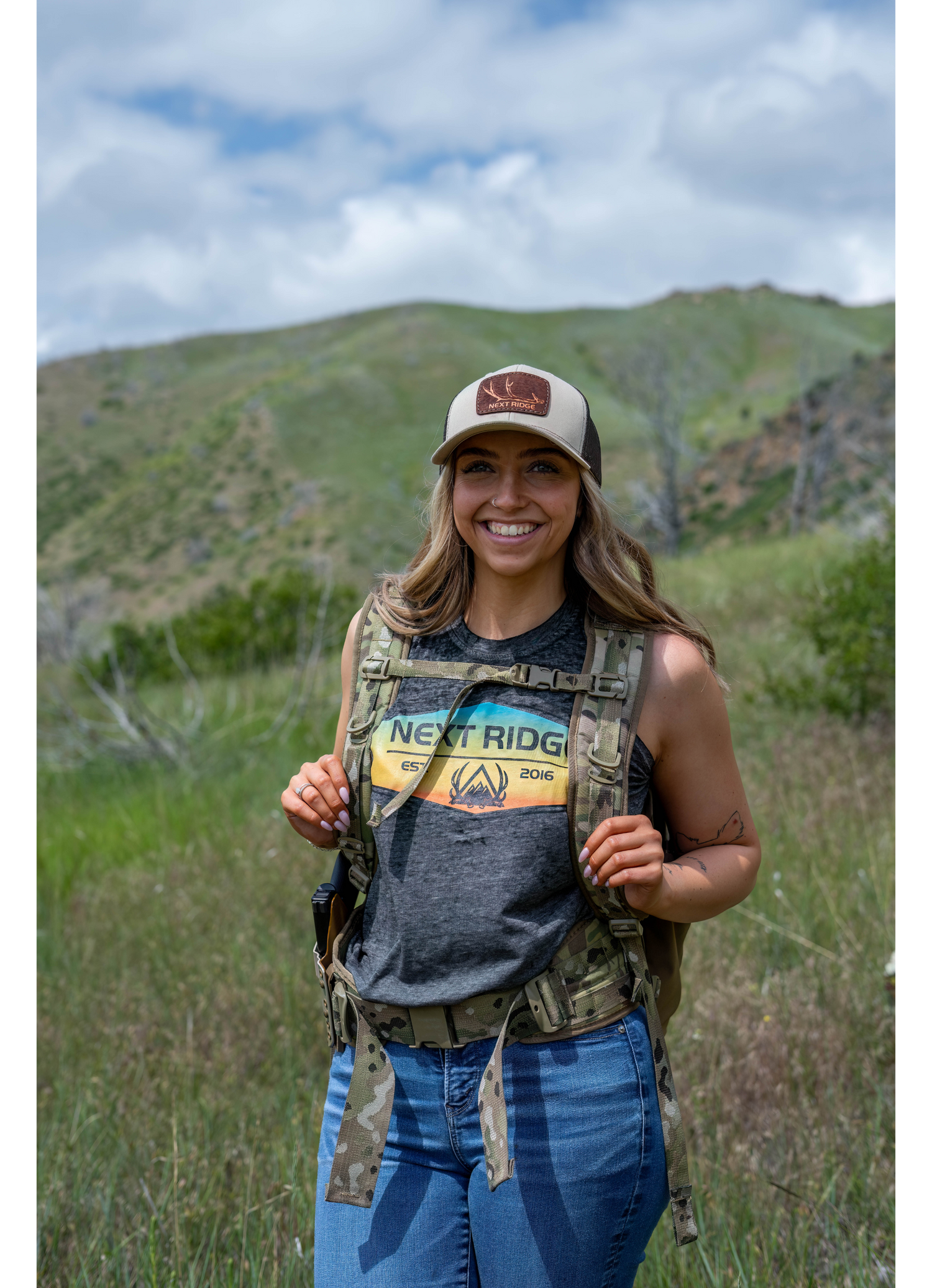 Sunset Jersey Tank- Ladies