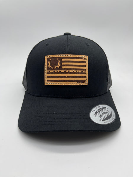In God We Trust Hat- Black