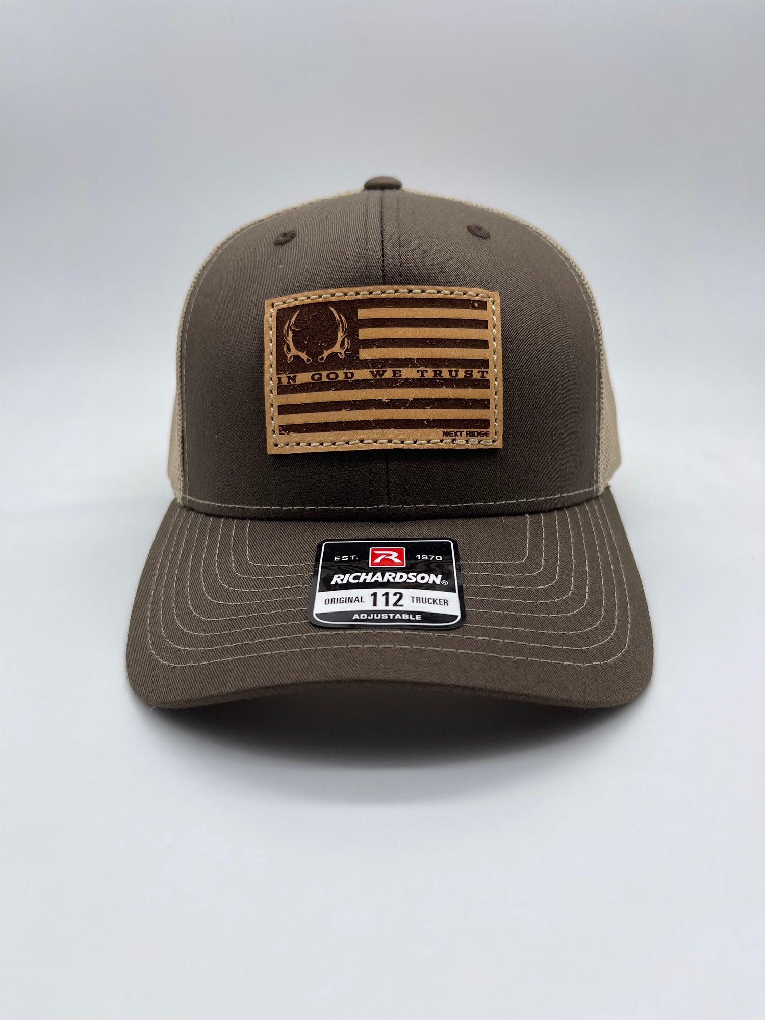 In God We Trust Hat- Brown