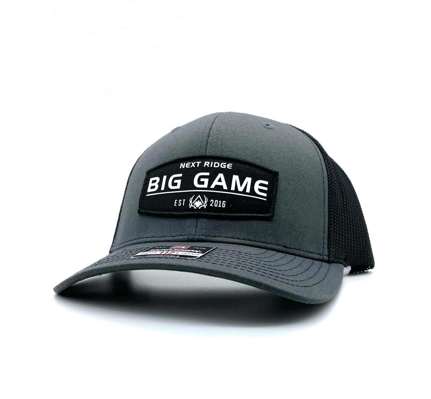 BIG GAME - Charcoal Curve Plus Snapback