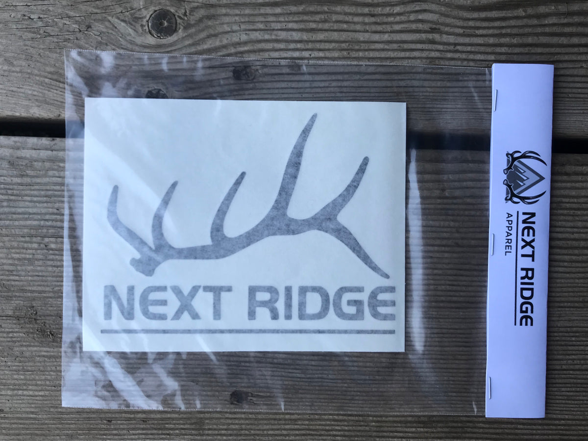 Next Ridge Stickers Large Elk Shed Decal Sticker – Next Ridge Apparel