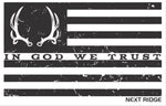 Next Ridge Apparel American Made Antler Patriot Decal Mule Deer Hunting 